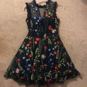Floral skater dress